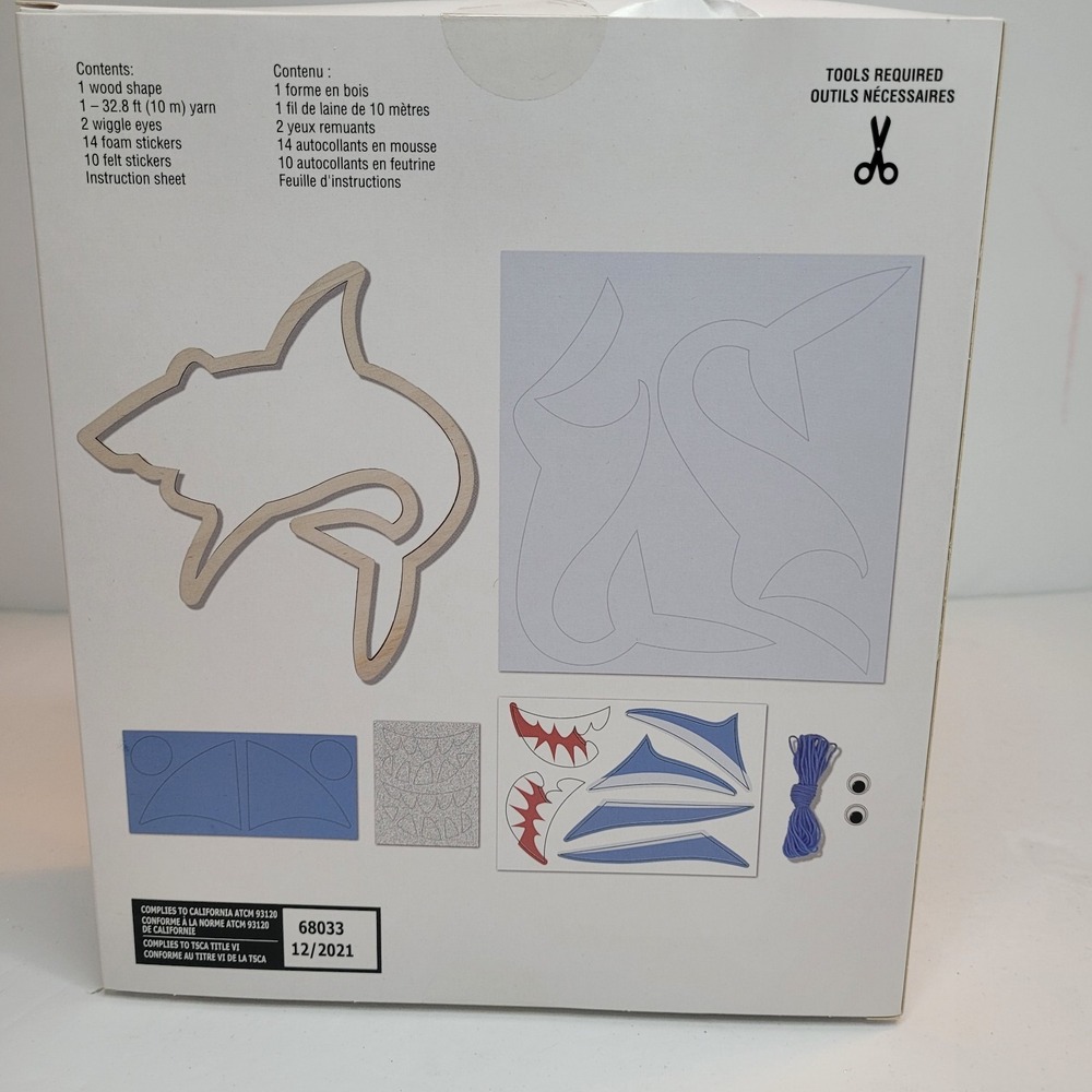 Creatology Yarn Craft Ornament Shark Kit - Picture 2 of 2